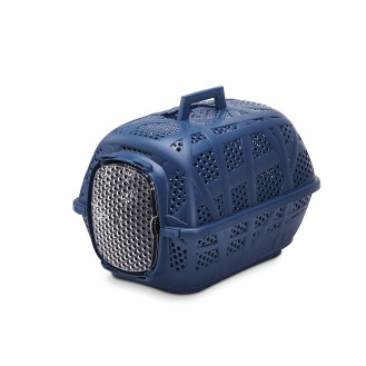 Imac Carry Sport Переноска с выдвижной крышкой для котов и маленьких собак весом до 6 кг (Blue)