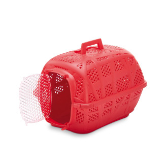 Imac Carry Sport Переноска с выдвижной крышкой для котов и маленьких собак весом до 6 кг (Red)