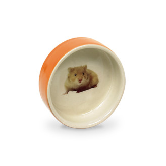 Nobby Hamster Керамическая миска для хомяков Хомка (Orange 55 мл)