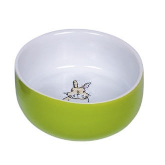 Nobby Rabbit Керамическая миска для кроликов Заяц (Lime 300 мл)