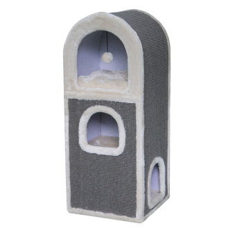 Nobby Arona Когтеточка-домик с игрушкой для двух кошек (Grey)