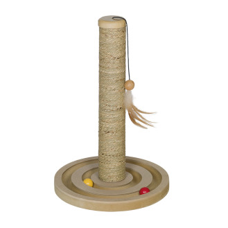 Nobby Spin & Pole Когтеточка-столбик с интерактивной игрушкой для кошек (Beige)