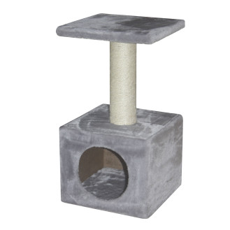 Nobby Como Когтеточка с домиком и полочкой для кошек (Grey)
