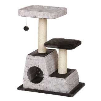 Nobby Lipeo Когтеточка с домиком и игрушкой для кошек (Grey)