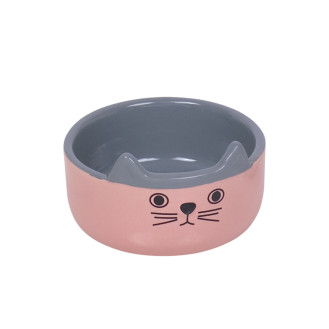 Nobby Cat Ears Керамическая миска для котов Котик с ушками (Pink)