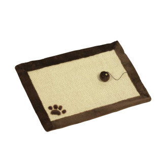 Nobby Scratching Когтеточка-коврик с игрушкой для кошек (Brown S)