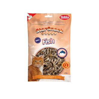 Nobby StarSnack Cat Natural Fish Вяленые лакомства для кошек Анчоусы (50 г)