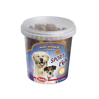 Nobby StarSnack Sport Mix Лакомства для дрессировки собак Снеки из Мясного ассорти (500 г)