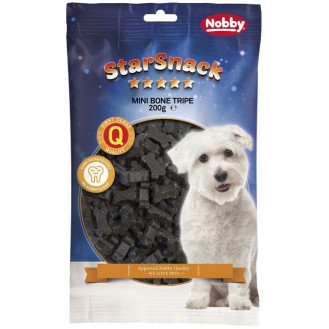 Nobby StarSnack Mini Bones Tripe Натуральные лакомства без сахара для маленьких собак Рубец (200 г)