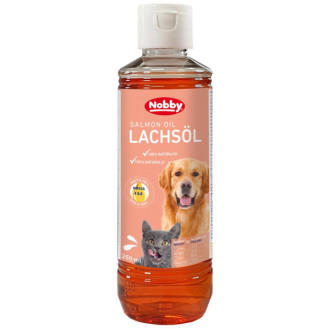 Nobby Salmon Oil Натуральное лососевое масло для собак и котов (250 мл)