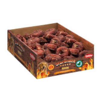 Nobby StarSnack Dental BBQ Duck Donut Лакомства для чистки зубов собак Жевательный Пончик с Утиным мясом (25 г (2 кг) Ø 5 см)
