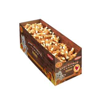 Nobby StarSnack Mini Dental BBQ Wrapped Chicken Лакомство для ухода за зубами щенков и маленьких собак Куриная Палочка (7 г (3 кг) 6 см)