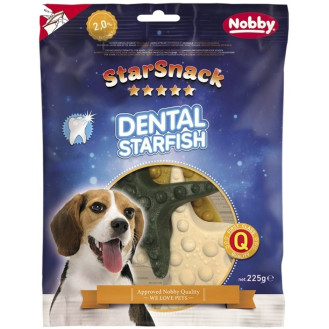 Nobby StarSnack Dental Starfish Лакомства для ухода за зубами собак Жевательные Морские звезды (225 г 12 см)