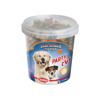 Nobby StarSnack Party Mix Натуральные лакомства для собак Мясные косточки без сахара (500 г)