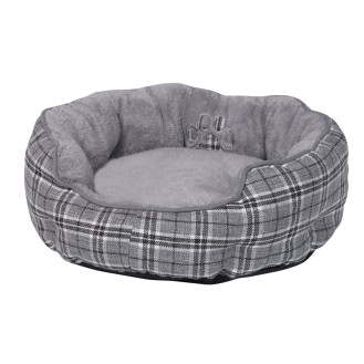 Nobby Kapu Oval Лежанка с бортиками и двусторонней подушкой для собак (Grey M)