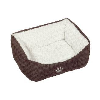 Nobby Neiku Bed Плюшевая мягкая лежанка с бортиками для собак (Brown S)
