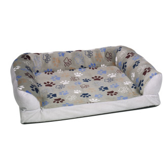 Nobby Lissi Sofa Антискользящая мягкая лежанка-софа со съемным чехлом для собак (LGrey S)