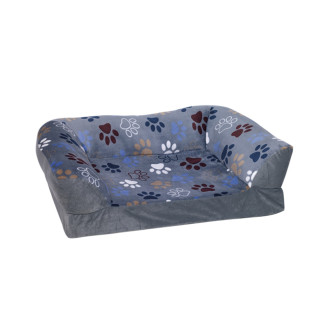Nobby Lissi Sofa Антискользящая мягкая лежанка-софа со съемным чехлом для собак (DGrey S)
