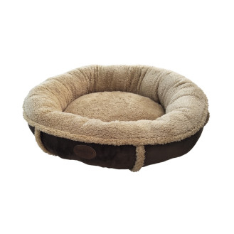Nobby Mirek Антискользящий лежак Пончик для собак и котов (Beige M)