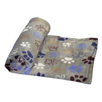 Nobby Lissi Plaid Мягкий флисовый плед для собак и котов (LGrey M)