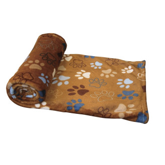 Nobby Lissi Plaid Мягкий флисовый плед для собак и котов (Brown L)