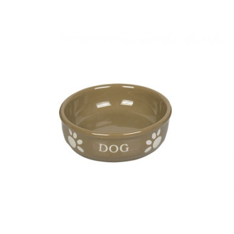 Nobby Dog Керамическая миска для собак Лапки (Beige 460 мл)