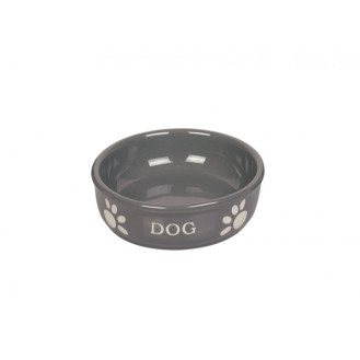 Nobby Dog Керамическая миска для собак Лапки (Grey 130 мл)