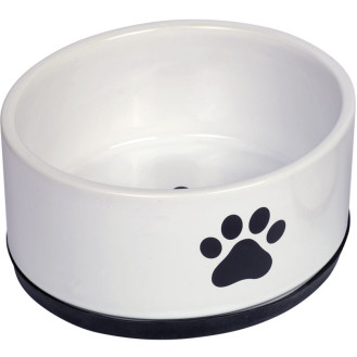 Nobby Paw Керамическая миска для собак След (White 1,1 л)