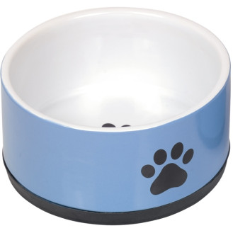 Nobby Paw Керамическая миска для собак След (LBlue 1,1 л)
