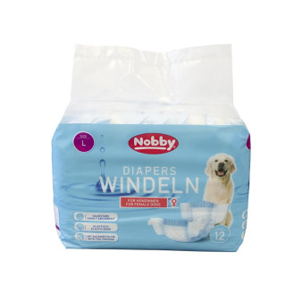 Nobby Windeln Female Dog Подгузники для собак-девочек с отверстием под хвост (L)