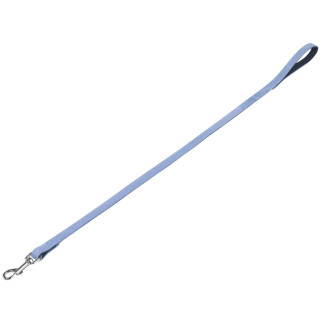 Nobby Velours Leash Замшевый изысканный поводок для маленьких и средних собак (LBlue S-M)