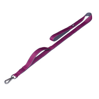 Nobby Classic Preno Royal Leash Поводок для собак с мягкой подкладкой и усиленным карабином (Raspberry L-XL)