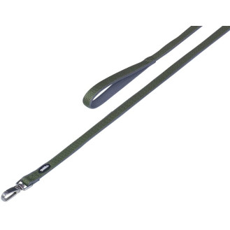 Nobby Classic Preno Royal Leash Поводок для собак с мягкой подкладкой и усиленным карабином (Olive S-M)