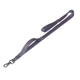 Nobby Classic Preno Royal Leash Поводок для собак с мягкой подкладкой и усиленным карабином (Grey L-XL)