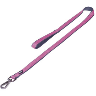 Nobby Classic Preno Royal Leash Поводок для собак с мягкой подкладкой и усиленным карабином (Pink M-L)