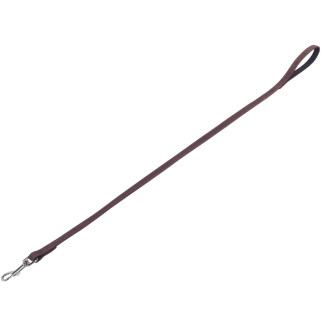 Nobby Velours Leash Замшевый изысканный поводок для маленьких и средних собак (Brown S-M)