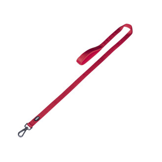 Nobby Classic Comfort Leash Нейлоновый прочный поводок с усиленным карабином для собак  (Red M-L)