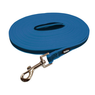 Nobby Anti - Slip Training Leash Прорезиненый буксировочный поводок с ручкой на мягкой подкладке для собак (Blue 10 m)