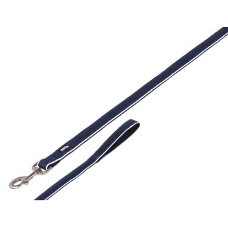 Nobby Cayo Leash Светоотражающий поводок с мехозащитной подкладкой и классическим карабином для собак (Blue L-XL)