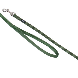 Nobby Classic Preno Mini Leash Поводок с мягкой подкладкой для щенков и маленьких собак (DGreen)