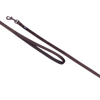 Nobby Classic Preno Mini Leash Поводок с мягкой подкладкой для щенков и маленьких собак (Brown)