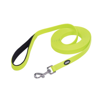 Nobby Cover Long Leash Водонепроницаемый биотановый поводок с мягкой подкладкой на ручке для активных собак (Lime L-XL)