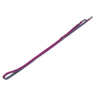 Nobby Classic Preno Royal 3 in 1 Leash Поводок-перестёжка для собак с мягкой подкладкой и усиленным карабином (Raspberry M-L)