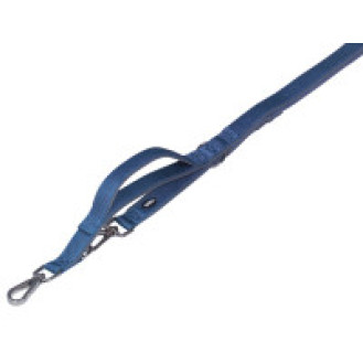 Nobby Classic Preno Royal 3 in 1 Leash Поводок-перестёжка для собак с мягкой подкладкой и усиленным карабином (Blue L-XL)