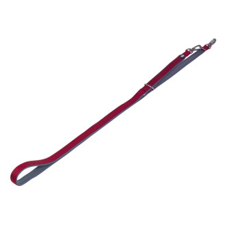 Nobby Classic Preno Royal 3 in 1 Leash Поводок-перестёжка для собак с мягкой подкладкой и усиленным карабином (Red XS-S)