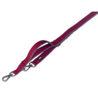 Nobby Classic Preno Royal 3 in 1 Leash Поводок-перестёжка для собак с мягкой подкладкой и усиленным карабином (Red L-XL)