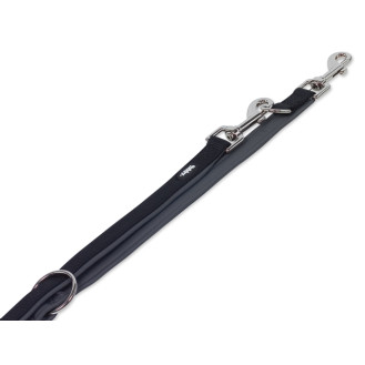 Nobby Classic Preno 3 in 1 Leash Нейлоновый поводок-перестёжка с мягкой подкладкой для собак (Black M-L)