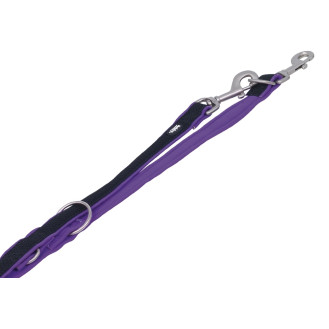 Nobby Mesh Preno 3 in 1 Leash Усиленный поводок-перестежка со спецподкладкой для собак с чувствительной кожей (Violet M-L)
