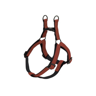Nobby Classic Reflect Soft Step-in Harness Светоотражающая правильная шлея для собак с мягкой защитной подкладкой (Terracotta S)