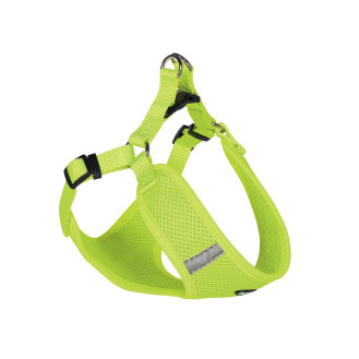Nobby Mesh Reflect Air Step-in Harness Воздухопроницаемая мягкая шлейка для собак со светоотражающими полосками (Lime XS)